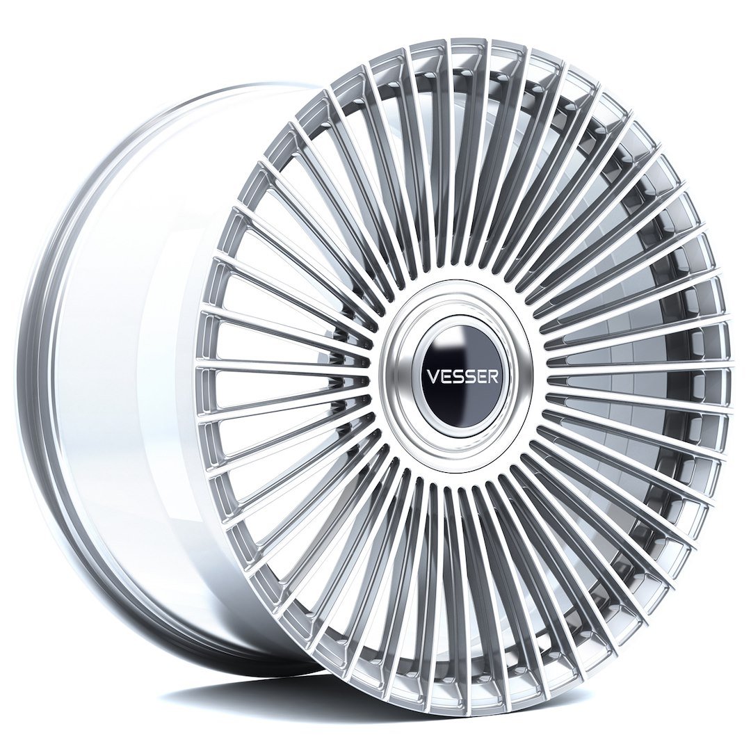 Vesser VSR9 22x10,5 ET10-46 BLANK Silver Machined Face